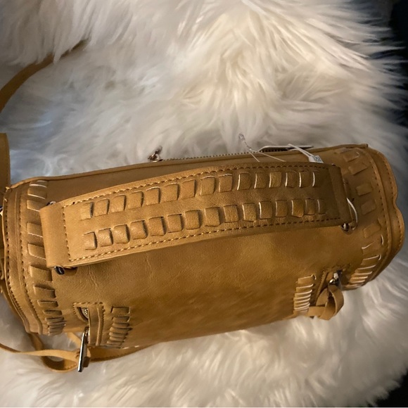 URBAN EXPRESSIONS Khloe Crossbody/Satchel in color Mustard - Picture 4 of 12